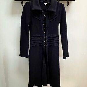 VINTAGE ANTHRO Anthropologie Moth Wool Coat